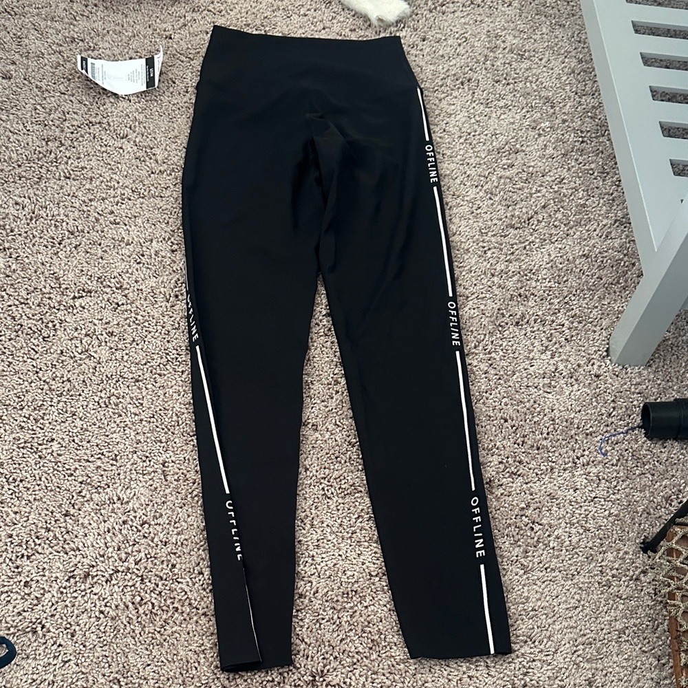 Aerie offline black leggings NWT size small